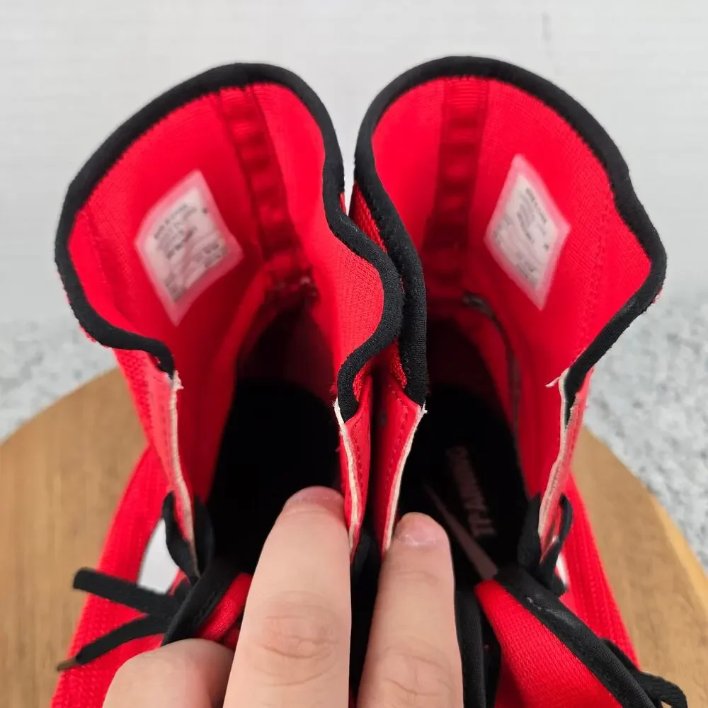 Nike Men 10.5 Machomai 2 Red White Black Gym Lightweight Boxing Shoe 321819-610